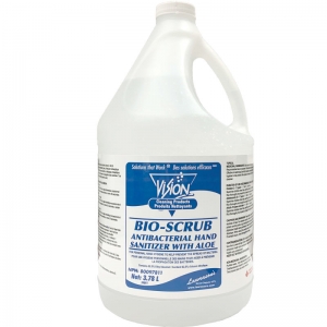 Bio-Scrub Anti-Bacterial Gel Hand Sanitizer with Aloe 3.78L x 4/case