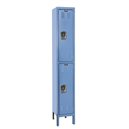 Premium Wardrobe Locker 12x18x72 Dbl Tr, 1 Wide Blue