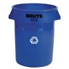 BRUTE Round RECYCLE 32 Gallon -Blue