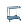 Utility Cart-Polymer 21 x 33" 2 Shelf Blue